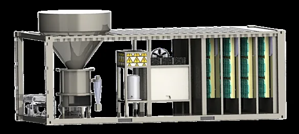 CAD of the integrated container